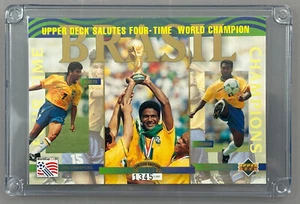 Upper Deck Brasil World Cup Champion 1994 soccer Limited edition 3.5"x5" - Picture 1 of 2