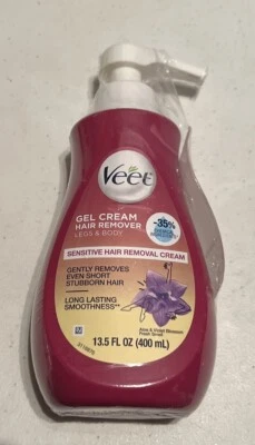 Crema depiladora en gel para mujer Veet sensible 13,5 oz depiladora corporal sensible Foto 1 de 3