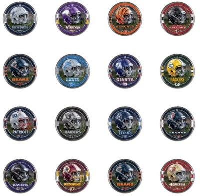 NEW 12 Inch CHROME Clock by Wincraft - Perfect for Man Cave, Office - Image 1 of 2