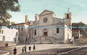 R292919 Chateaurenard L Eglise and La Mairie L V Aqua Photo - Imagen 1 de 4