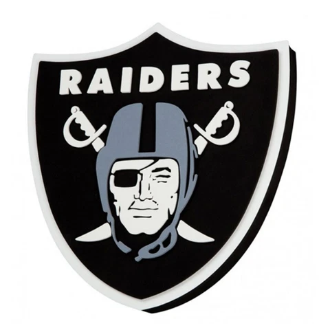 NFL Oakland Raiders 3D Foam Logo Magnet Officially Licensed Cover