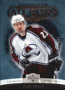 2005-06 Artifacts Colorado Avalanche Hockey Card #160 Milan Hejduk AS/899