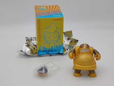 Mini boneco de vinil Kidrobot Futurama Universe X Hedonism Bot 3" - Imagem 1 de 4