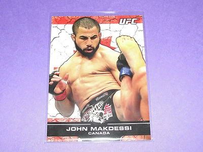2013 Topps UFC Bloodlines JOHN MAKDESSI #97 Flag SP/188 Canada - THE BULL Karate - Image 1 of 2