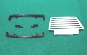 Wing Mirrors Bumpers Tailgate Boot For Vintage 1980s Scalextric MG Metro Turbo - Picture 1 of 16