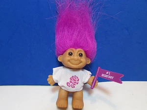 #1 SECRETARIA - 3" Russ Troll Doll - NUEVO EN ORIGINAL BAG - Imagen 1 de 7