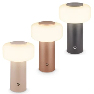 Lampada da tavolo LED senza fili lampada a batteria 20,6 cm dimmerabile IP44 outdoor touch USB-C - Foto 1 di 19