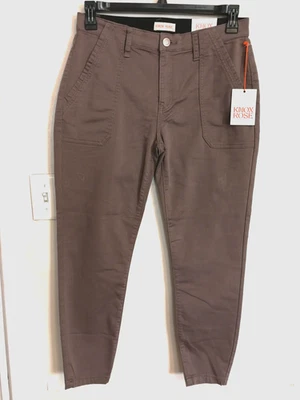 Pantalones de jean Knox Rose para mujer 10 polvorientos rosas al tobillo ajustados elásticos bolsillos chinos Foto 1 de 4