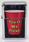 Vintage Victor “You’re My Friend” Cigarette Lighter ~ Not Zippo