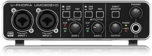 BEHRINGER U-PHORIA UMC202HD Interfaccia Audio 2-Channel F/S w/Tracking# Japan - Picture 1 of 5