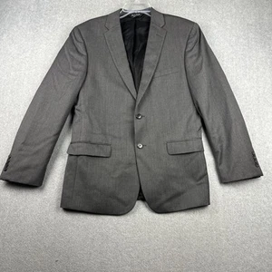 Jos A Bank Blazer Herren 41R Grau Sport Mantel 100% Wolle Anzug Sakko 2 Knopf - Bild 1 von 11