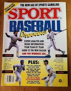 Inside Sports Magazine April 1989 Baseball Vorschau Don Mattingly Zeitungskiosk  - Bild 1 von 12