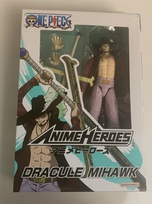 Цельная экшн-фигурка Dracule Mihawk 6,5 дюйма Bandai Namco — совершенно новая запечатанная - Изображение 1 из 4