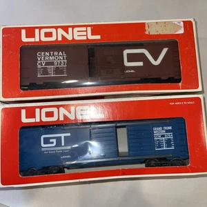 2 Lionel Spur O Güterwagen - Grand Trunk 6-9764 & Central Vermont 6-9737 - Bild 1 von 6