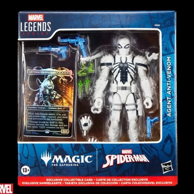 Marvel Legends 6" Spider-Man Magic: The Gathering Agent Anti-Venom Action Figure - Image 1 of 4