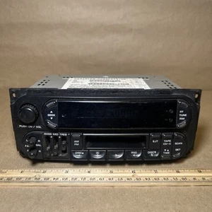 1998-02 Chrysler Dodge Plymouth Jeep CD Cassette Radio AM/FM Model P04858584AF-D - Picture 1 of 9