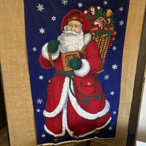 Weihnachtsmann Stoff Panel VIP Cranston Wand Tür hängende Dekoration 35" mal 58" - Bild 1 von 12