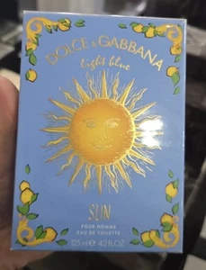 Dolce&Gabbana Light Blue SUN Pour Homme EDT 125ml, Ltd EDITION RARE - Picture 1 of 1