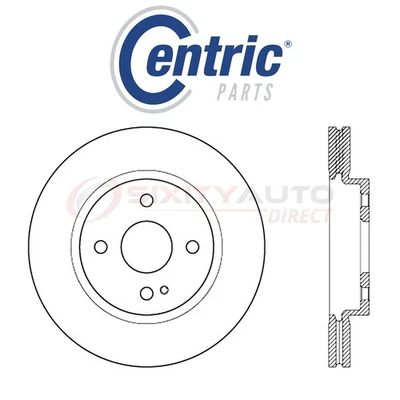 Centric C-TEK Disc Brake Rotor for 2011-2015 Mazda 2 1.5L L4 - Kit Set qq Foto 1 de 4