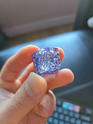 Teclas artesanales de resina brillante Fn perfil SA R1 personalizado simple Foto 1 de 4