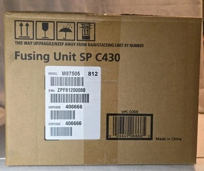 NUEVO OEM - Unidad de fusión Ricoh 120V SP C430 - M87505 406666 - ¡Caja sellada!! Foto 1 de 2