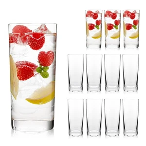 Highball Glasses Set of 12, 16oz Tall Drinking Glasses, Water Glass for Kitch... - Bild 1 von 7