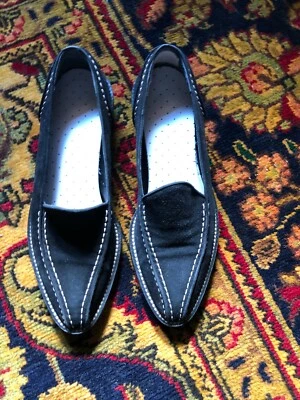 Mocasines Walter Steiger con suela de gamuza negra 6,5 Foto 1 de 4