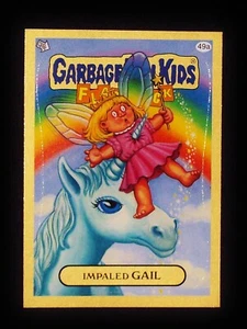 GPK 2011 Flashback Series 3 GOLD Border Parallel Card #49a Impaled GAIL, FB3 FS3 - Picture 1 of 2