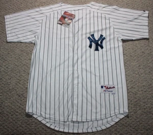Camiseta de béisbol MLB New York Yankees talla: 56 majestuosa blanca NUEVA NUEVA CON ETIQUETAS - Imagen 1 de 7