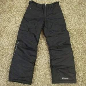 Columbia Ski Snow Pants Girl Youth Large Black Bugaboo Insulated Winter Outdoor - Picture 1 of 13