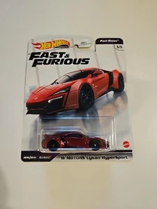 Hot Wheels Premium Fast & Furious Fast Stars 5/5 W Motors Lykan Hypersport NEW - Picture 1 of 6