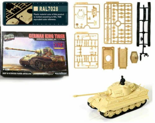 Forces of Valor GERMAN KING TIGER 1:72 SCALE No. 873002A~NEW in BOX - Image 1 of 1