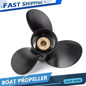 11 1/8 x 13 Aluminum Outboard Boat Propeller For Mercury 25-70HP 13Tooth RH - Picture 1 of 4