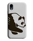Simplistic Panda Outline Phone Case Cover Silhouette Shape Shapes J888