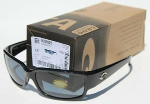 COSTA DEL MAR Caballito 580 POLARIZED Sunglasses Black/Gray NEW - Picture 1 of 8