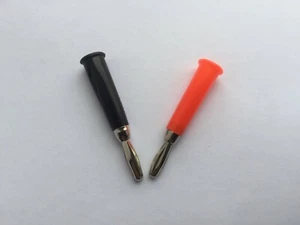 4mm Banana Plugs Red and Black with solder terminals - Picture 1 of 4
