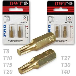 Torx Bit T8 T10 T15 T20 T27 T30 T40 25mm lang Bits Schrauberbits torx kurz - Bild 1 von 8