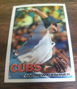 ANDREW CASHNER 2010 TOPPS CHROME CARD #185 CHICAGO CUBS (ROOKIE CHROME) - Picture 1 of 2