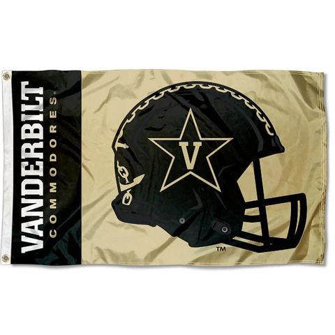 Vanderbilt Commodores Football Helmet Flag Large 3x5 Cover