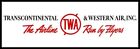 1939 Trans World Airlines, TWA NEW Sign, 12" x 36" USA STEEL XL Size - 4 POUNDS