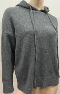 ZARA Gris Prendas de Punto 2 Piezas Sudadera con Capucha Suéter y Elástico Corbata Cintura Capri Pantalones de Correr S - Imagen 1 de 6