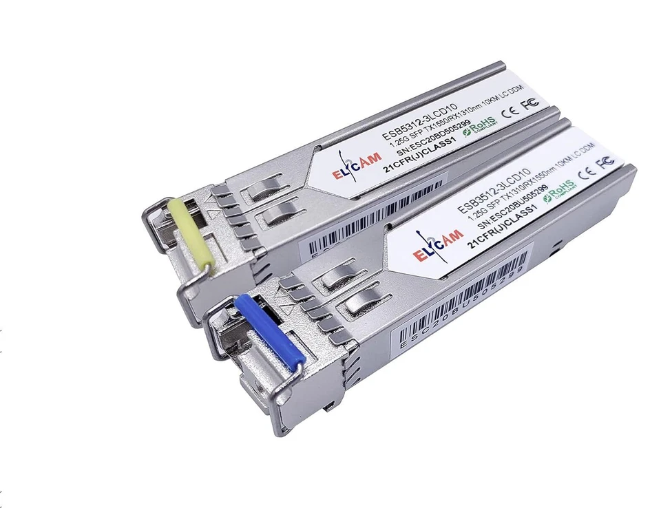® - 10/100/1000Base-T Multi-Rate 125Gb SFP RJ45 Copper Transceiver 125G-Bidi-... — 第 1/4 张图片