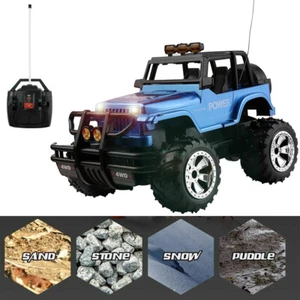 1/16 Electric Kids RC Car Remote Control High Speed Off-Road Toy Truck w/ Lights - Picture 1 of 15