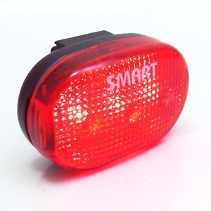 LED RED Flashing Light - 3 LEDs 3 Modes Smart Clip-On Cycling, Running,Walking