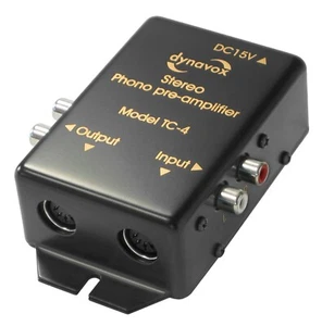 Dynavox TC-4 MM Phono-Vorverstärker schwarz, *B-Ware*, Mit Gewährleistung  - Bild 1 von 2