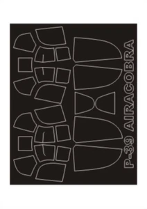 P-39 AIRACOBRA CANOPY PAINTING MASK TO SPECIAL HOBBY #SM32072 1/32 MONTEX - Picture 1 of 1