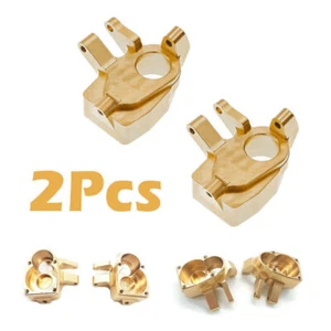 For 1/10 Axial SCX10 III Capra RC Cars 2PCS/Set Counterweight Brass Steering Hub - Picture 1 of 7