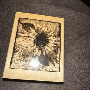 Anita's SONNENBLUME Blume Stempel Vintage 2,5” x 3” - Bild 1 von 2