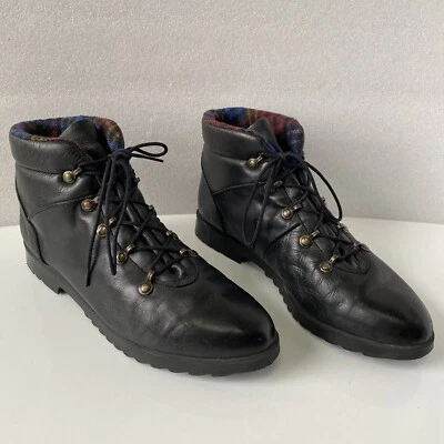 Botas de Senderismo Marca Cougar De Colección Forro a Cuadros Para Mujer Talla US 8 Hechas en Portugal Foto 1 de 4