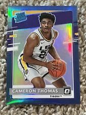 Cameron Thomas 2021-22 Panini Chronicles Draft Optic Aqua Prizm Rated Rookie /99